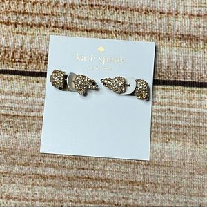 Kate Spade NWT “Cold Comforts” Polar Bear Earrings